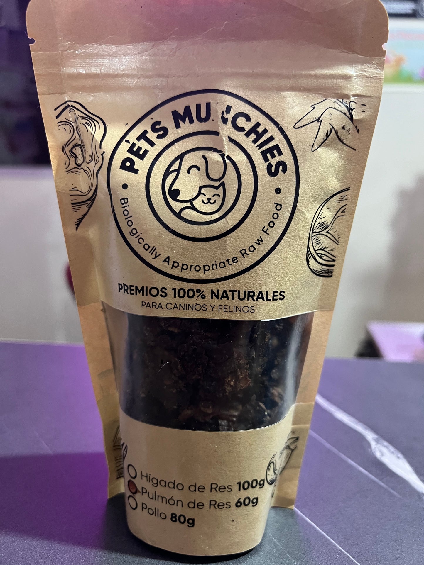 Treats naturales para gato y perro