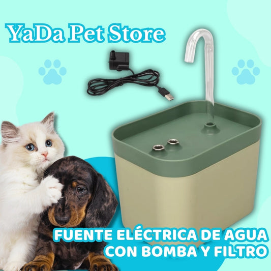 Fuente de agua para gato o perro